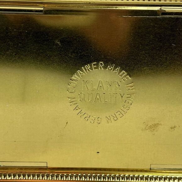 Vintage Decorative Tin Boxes Made in Western Germany Victorian - Picture 12 of 13